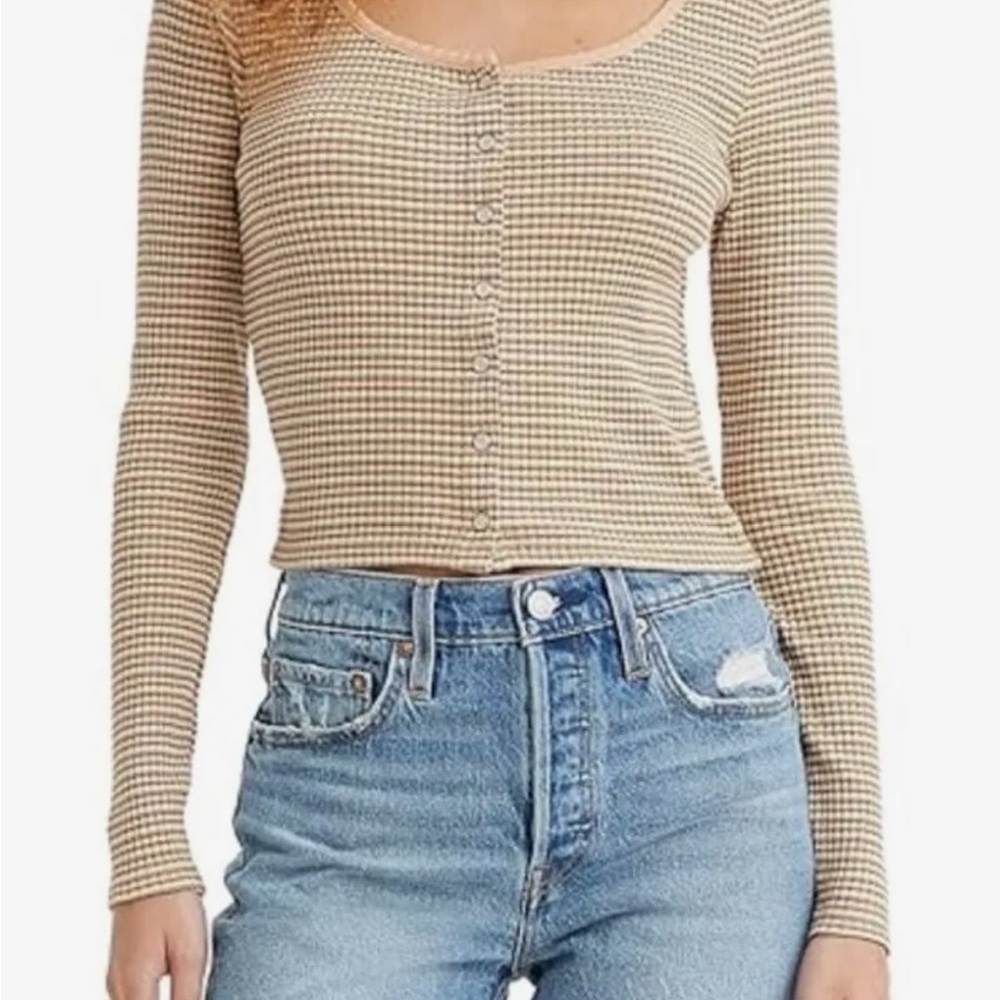 Levi's Brit Snap Long Sleeve Top